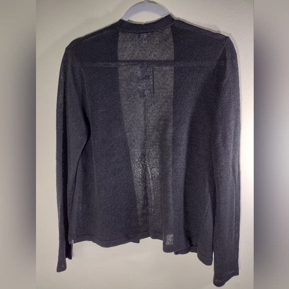 J.Jill Women Black Cardigan Size M - Picture 5 of 6